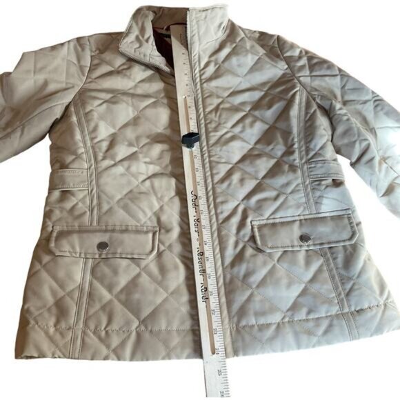 Tommy Hilfiger S/P Quilted Light Weight Cream Jacket - Picture 5 of 9